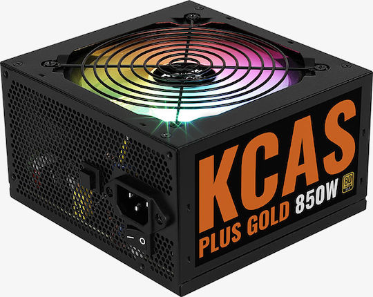 Aerocool Kcas Plus 850W Μαύρο Τροφοδοτικό Υπολογιστή Full Wired 80 Plus Gold