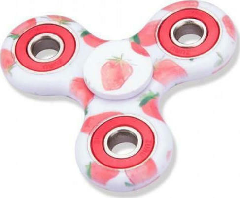 AS Fidget Spinner Three Leaves Φράουλα 3 minutes Μεταλλικό Πολύχρωμο
