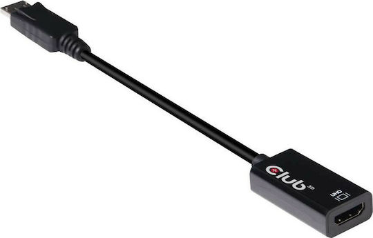 Club3D DisplayPort 1.4 to HDMI 2.0b HDR Μετατροπέας DisplayPort male σε HDMI male 1τμχ