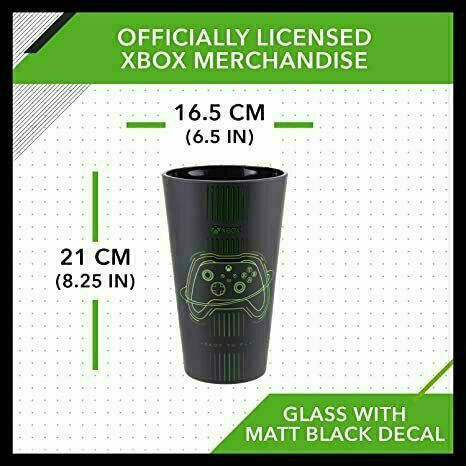 Paladone Water Glass in Black Colour 400ml