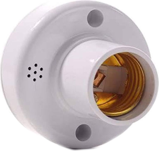 Power Socket with Socket E27 in White color H-Y501