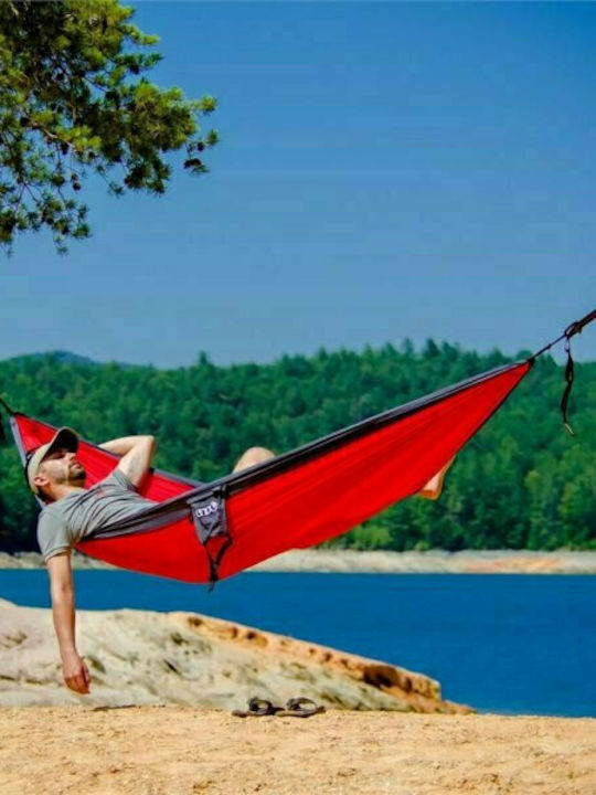 Eno DoubleNest Hammock Double Orange / Grey 285x188εκ.