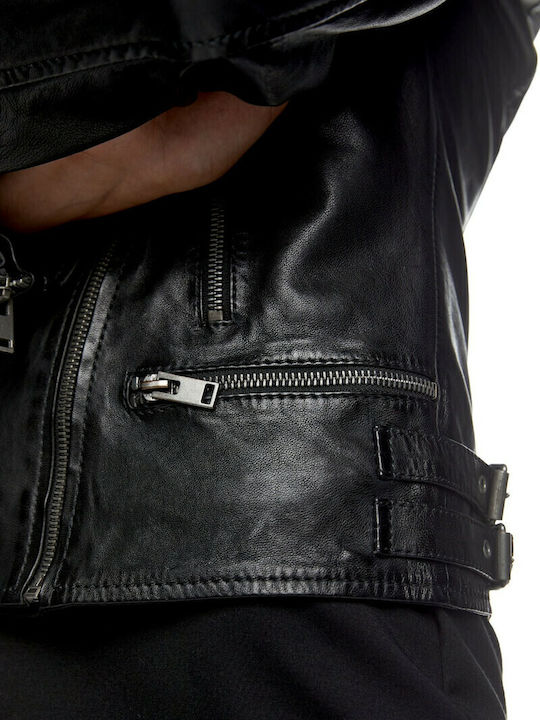 Bonita Γυναικείο Biker Jacket Μαύρο