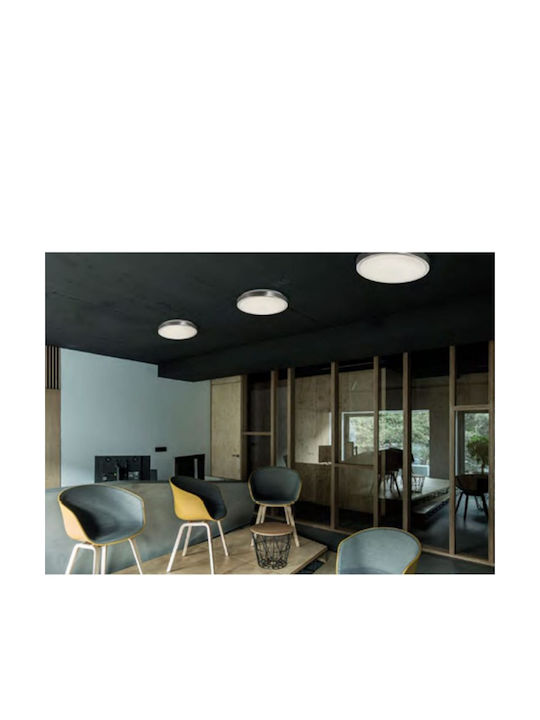 Viokef Bright Rund Draußen LED Panel 18W mit Warmes Weiß Licht 3000K