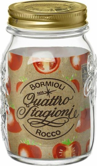 Bormioli Rocco Quatro Stagioni General Use Jar with Lid Glass Transparent 500ml