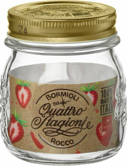 Bormioli Rocco Quatro Stagioni Vase Allgemeine Verwendung mit Deckel Glas Transparent 250ml Bormioli Rocco Quatro Stagioni Vase Allgemeine Verwendung mit Deckel Glas Transparent 250ml