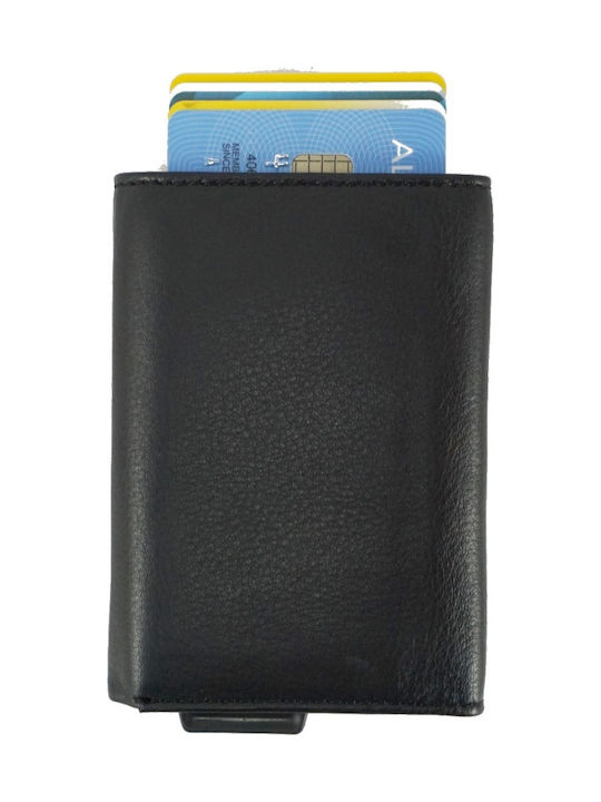 Mybag Men's Leather Card Wallet Black