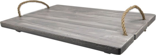 Korres Craft Ξύλινος Δίσκος Σερβιρίσματος 44x30x4.5cm