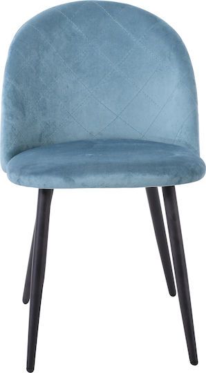 Bella Dining Room Velvet Chair Petrol 50x57x81cm 4pcs