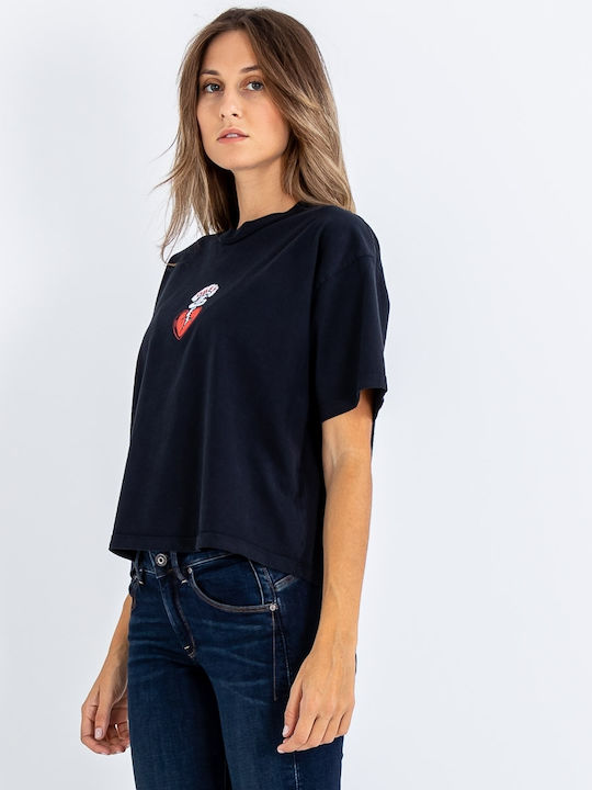 Heart Explosion Γυναικείο T-shirt Μαύρο