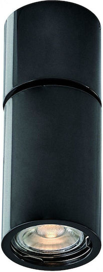 Viokef Nobby Single Spot with Socket GU10 in Black Color