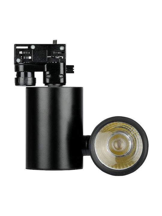 V-TAC Single LED Cool White Spot in Black Color
