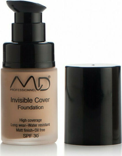 MD Professionnel Invisible Cover Mini Liquid Make Up SPF30 01 Porcrlain 15ml