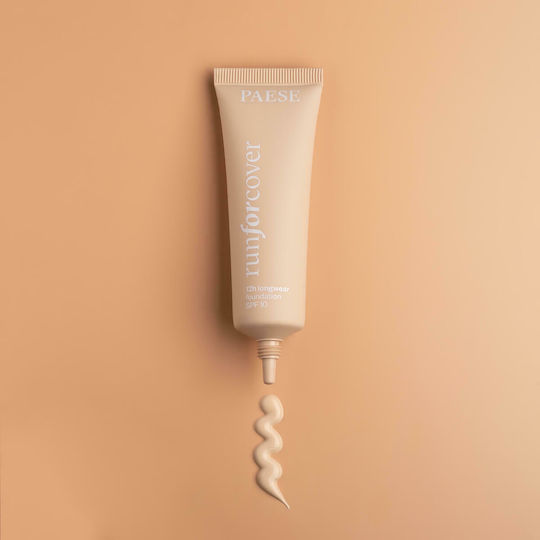 Paese Run For Cover Foundation SPF10 Течен грим 10C Слонова кост 30мл