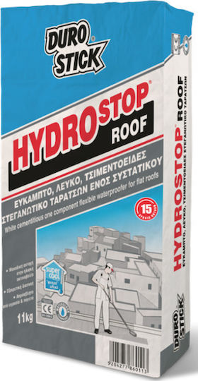 Durostick Hydrostop Roof Material etanș 11kg Alb ΚΟΡΥ11