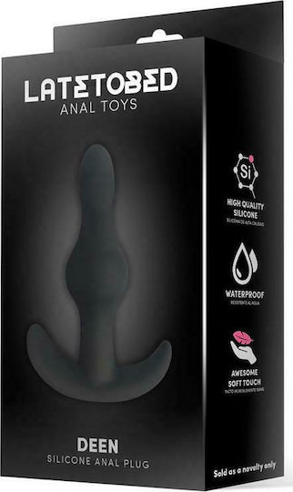 LateToBed Anal Plug Black