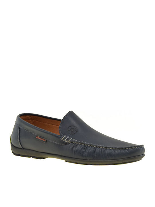 Commanchero Original Men's Leather Moccasins Blue 815-227