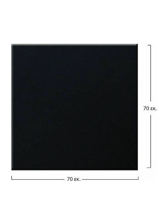 HomeMarkt 190 Square Table Surface Werzalit in Black Color 70x70x3.5cm HM5230.01 1pcs