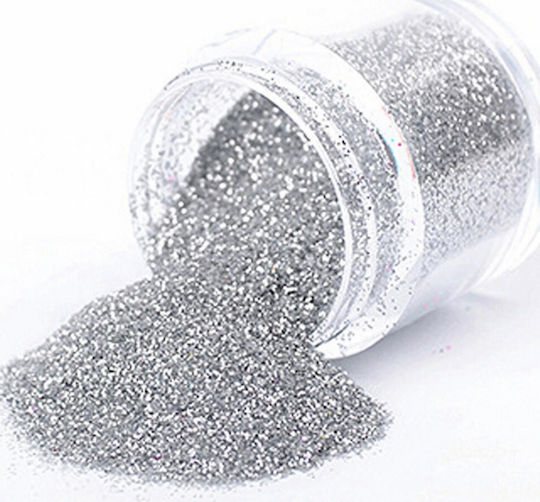 Maxi Decor Χρυσόσκονη Glitter Ασημί 20gr