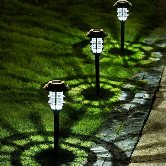 GloboStar Set of 6 Stake Solar Lights Lanterns 1W 100lm Cold White 6000K with Photocell IP65