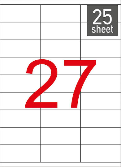 Typotrust 675 Self-Adhesive Rectangular A4 Labels 70x32.12mm