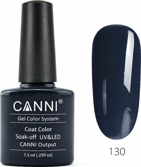 Canni Classic Ημιμόνιμο Βερνίκι Νυχιών 130 Dusty Gray 7.3ml