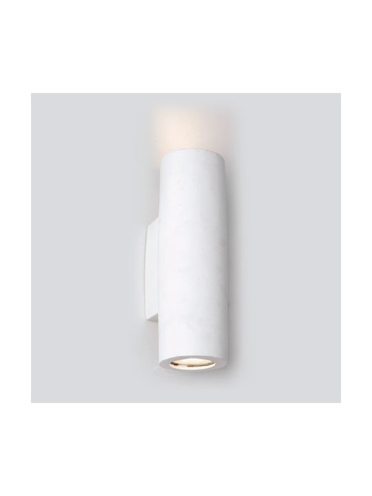 Inlight Modern Lamp Wall with Socket GU10 White 10cm