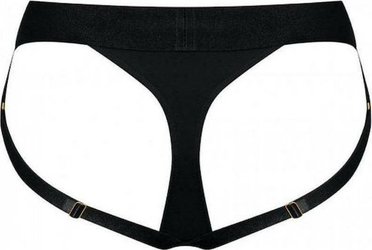 Heroine Luxury Strap On Harness Underwear 16.2cm Black