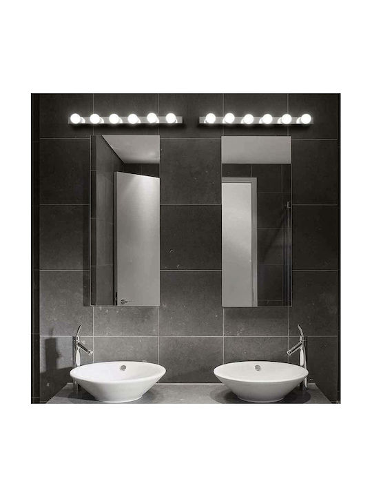 Ideal Lux Prive AP8 Μοντέρνο Φωτιστικό Τοίχου με Ντουί E14 Λευκό 80.5x8x4εκ.