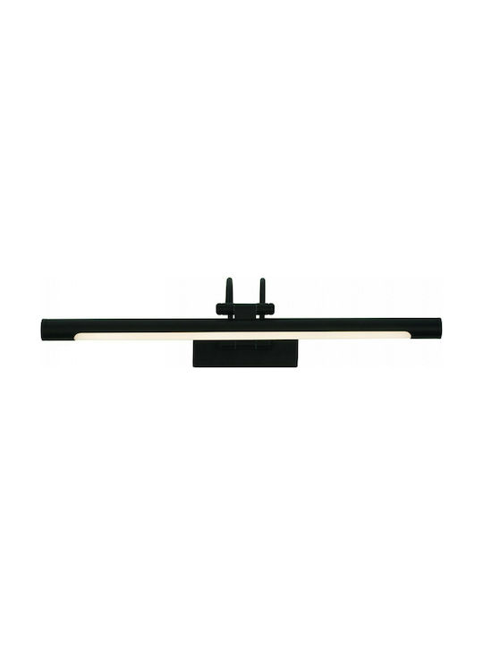 Inlight 1044-Γ Modern Wall Lamp with Integrated LED and Warm White Light Black Width 30cm