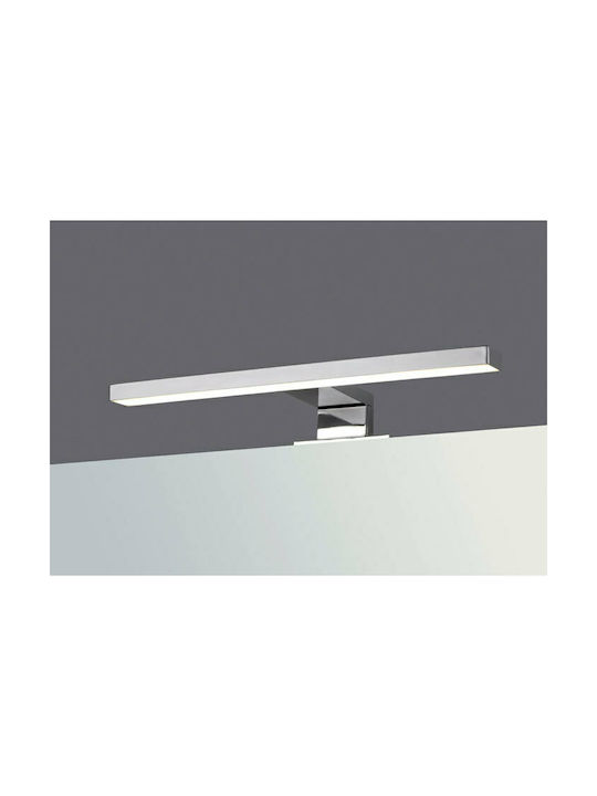 Karag Led Modern Wall Lamp with Integrated LED and Cool White Light Silver