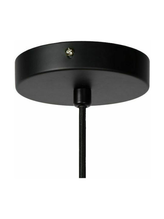 Lucide Lightning Alban Pendant Light Single-Light for Socket E27 Black