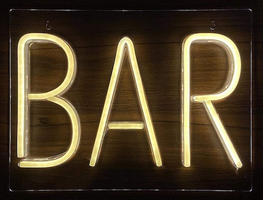 Bar Πινακίδα LED με Κίνηση Μονής Όψης 43.5x23.5cm