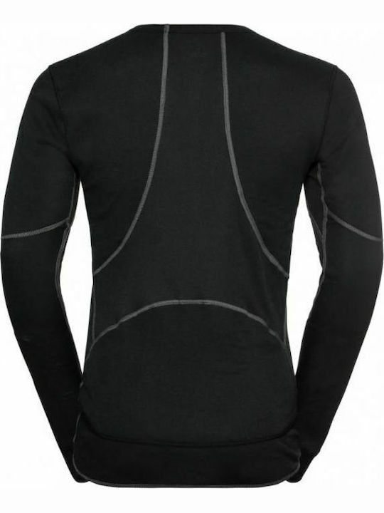 Odlo Active Xwarm Ανδρική Ισοθερμική Μακρυμάνικη Μπλούζα Μαύρη