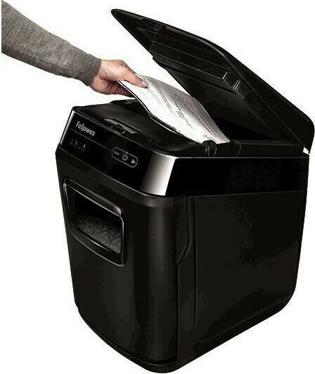 Fellowes Като-изтривач на документи AutoMax 200C Кръстосано рязане 10 Листа с кошница 32лт
