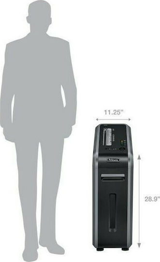 Fellowes Като-изтривач на документи Powershred 125Ci Кръстосано рязане 20 Листа с кошница 53лт
