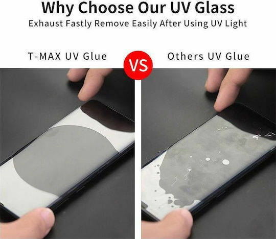 T-Max UV Full Curved Case Friendly Full Face Tempered Glass (Huawei P40 Pro)
