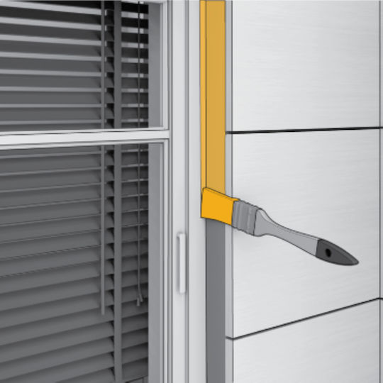Sika Primer-3 N Αστάρι Βάσεως Διαλύτη για Πορώδη Υποστρώματα & Μέταλλα Διάφανο Suitable for Construction Materials / Metal 0.25lt