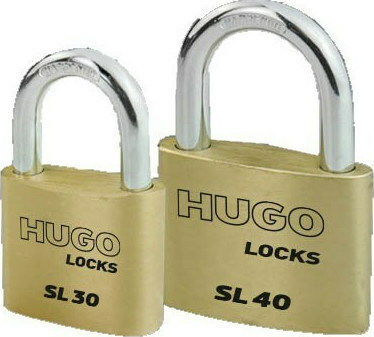 Hugo Locks SL 60 Бронзово Лукето Заключване на скоба с ключ 60мм 1бр