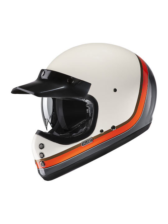 HJC V60 Scoby MC7 Motorcycle Helmet Full Face ECE 22.05 with Pinlock KR4263