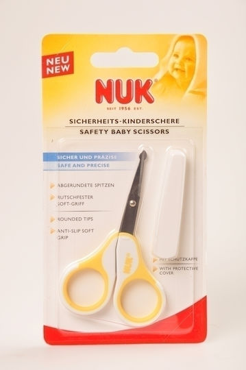 Nuk Baby Nail Scissors Yellow 10.750.430 2pcs