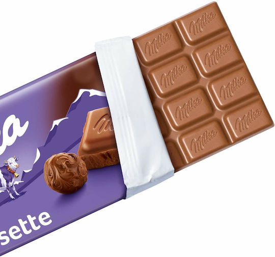 Milka Noisette Schokolade Milch Haselnuss 100gr 1Stück