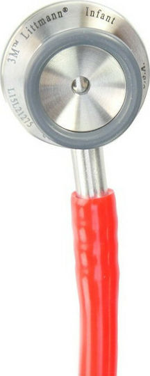 3M Littmann Classic II Infant Βρεφικό Στηθοσκόπιο με Διπλό Κώδωνα Κόκκινο