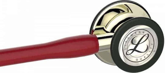 3M Littmann Cardiology IV Кардиологичен Стетоскоп Непрекъснато с Двоен Конус Бордо