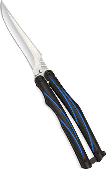 Albainox Butterfly Knife Black in Sheath