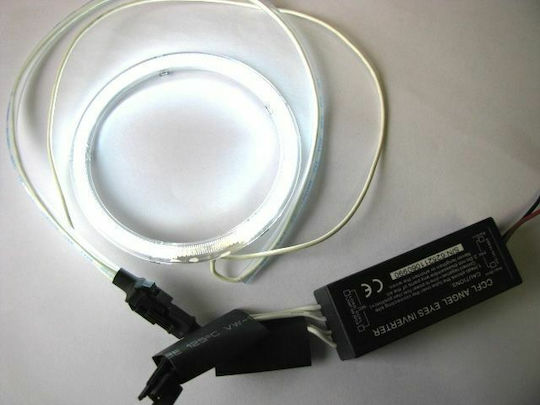 Car Headlight Angel Eyes Rings 12V White Color 1pcs