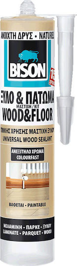 Bison Universal Acrylic Mastic for Wood Gray 300ml