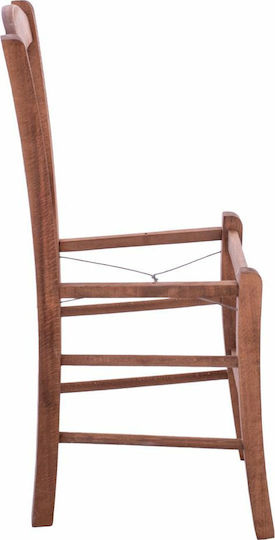 HomeMarkt Wooden Skeleton for Dining Room / Kitchen Chair 40x48x88cm Brown