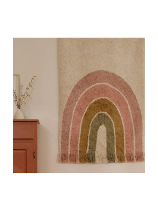 Little Dutch Kids Cotton Rug Rainbow 90x130cm