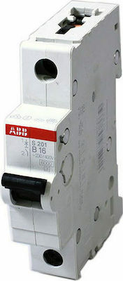 Abb S201-B63 1-Pole Automatic Circuit Breaker 63A 6kA Καμπύλη B 24698